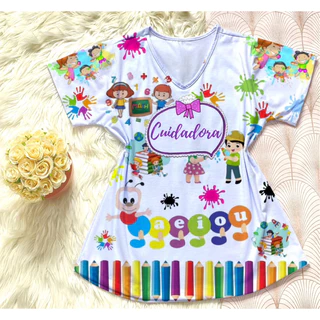 CAMISETA FEMININA CUIDADORA - CUIDADORA INFANTIL
