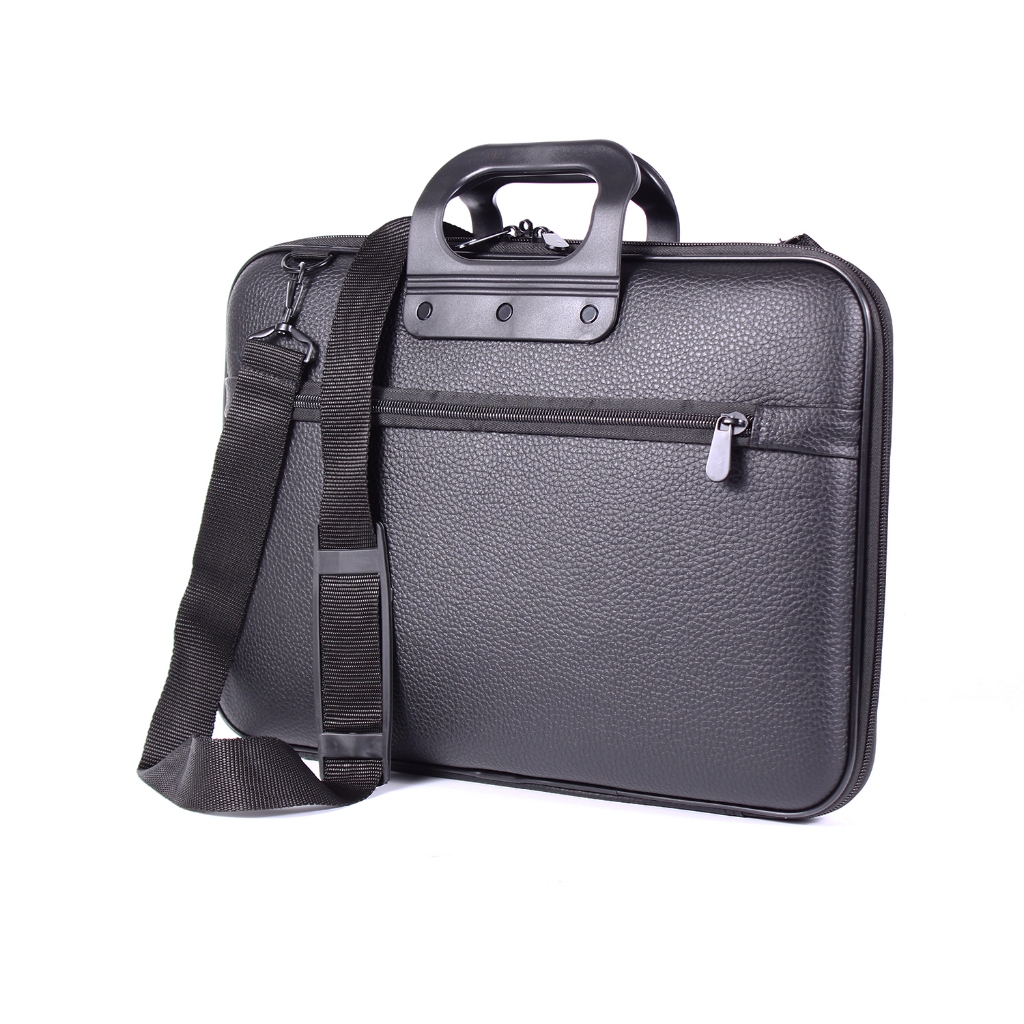 Bolsa Pasta Unisex Em Couro Sintético Alto Qualidade Com Alça Transversal