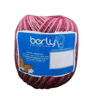 Barbante Multicolor Degrade 4/6 200 gramas (200 metros) em Oferta na Shopee