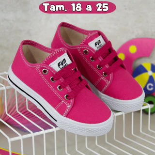 Tenis Infantil Baby Menina Menino Tênis Star Lona Casual Macio e Confortável