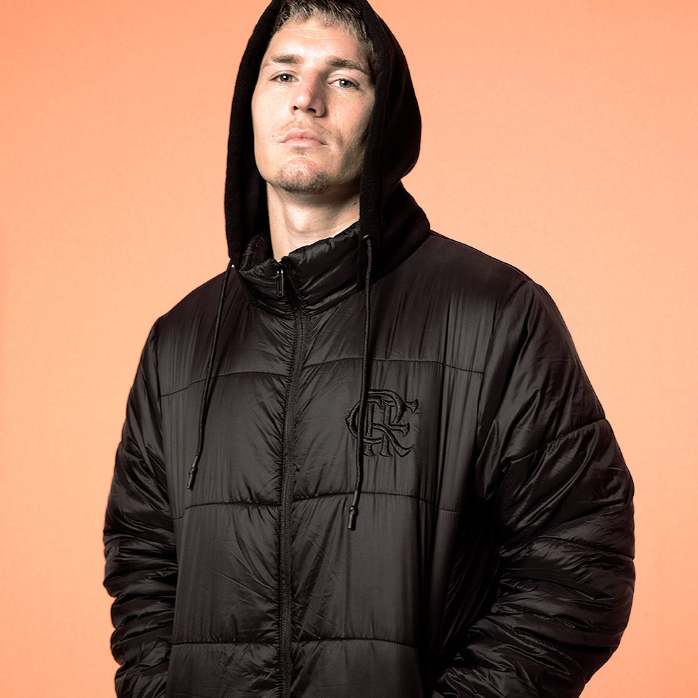 Jaqueta Moletom Flamengo Retrô Feeling Masculina