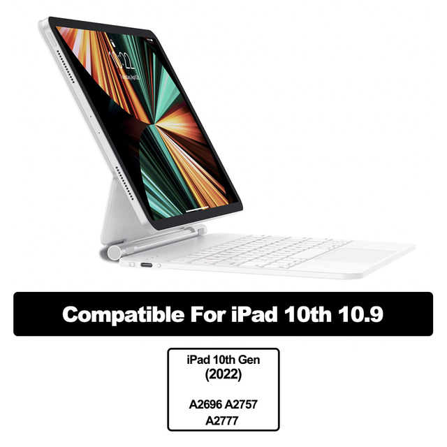 Teclado Mágico Rgb Com Capa Protetora Português Teclado Magnetico