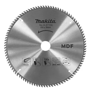 Disco de Serra 255mm 100 Dentes MDF D-57130 Makita