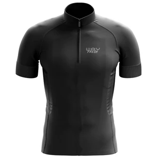 Camisa de Ciclismo Roupa Masculina Manga Curta Camiseta Way Fresh Preta Bike Mtb