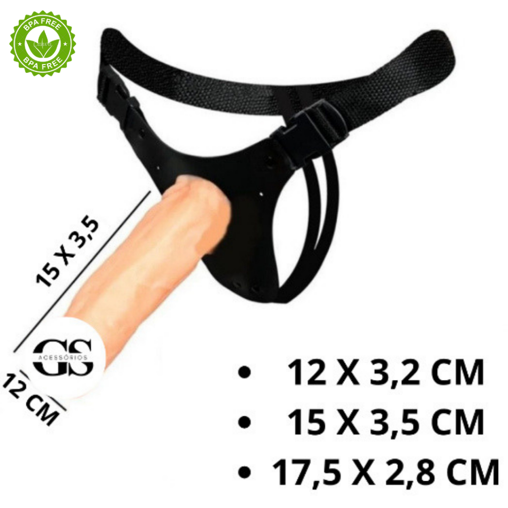Cinta Peniana Com Pênis De Silicone Sex Shop strap On