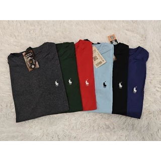 KIT 5 CAMISETAS LISA 100% Algodão P M G GG