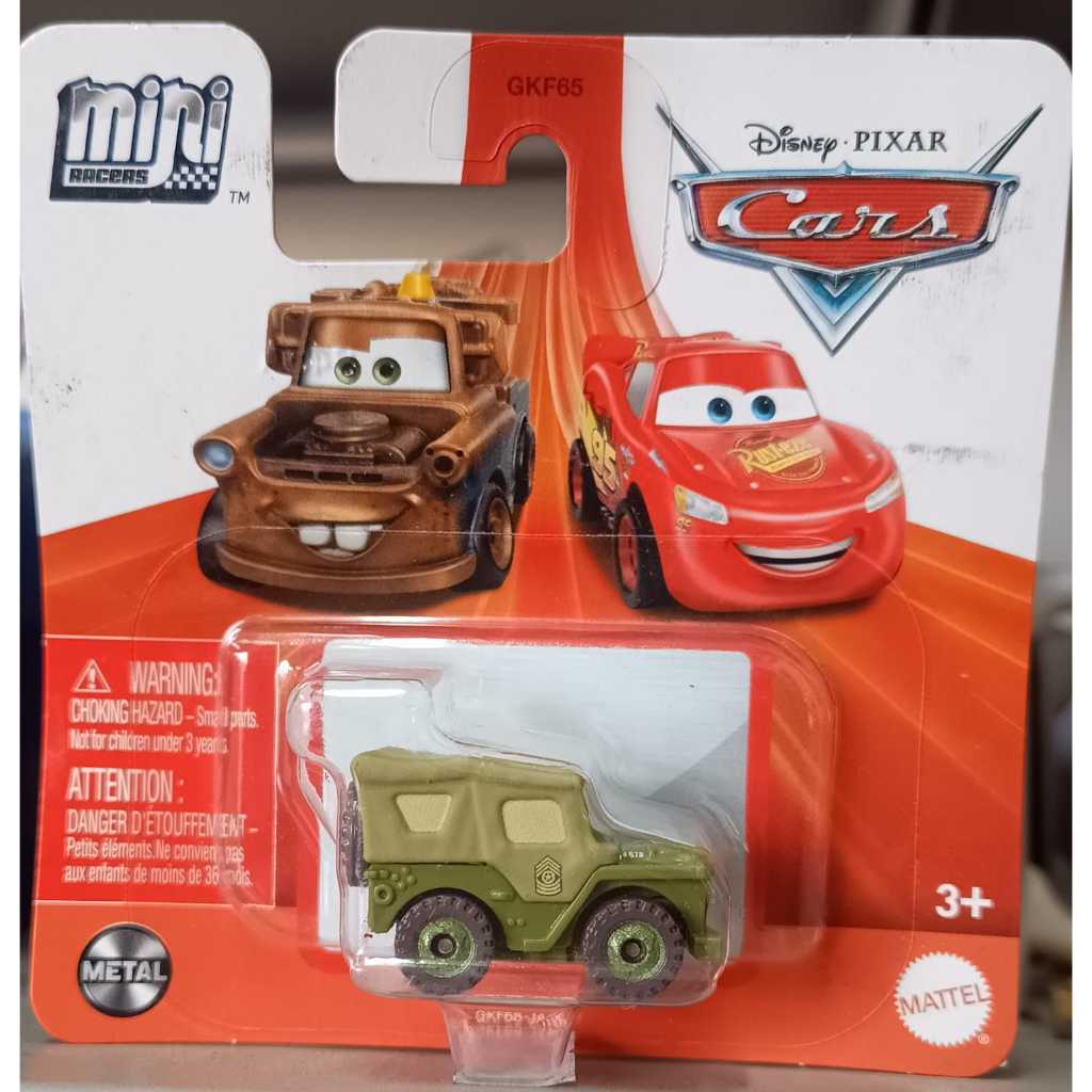 Mattel Mini Racers Carrinho em Metal Disney - Pixar Cars Macqueen