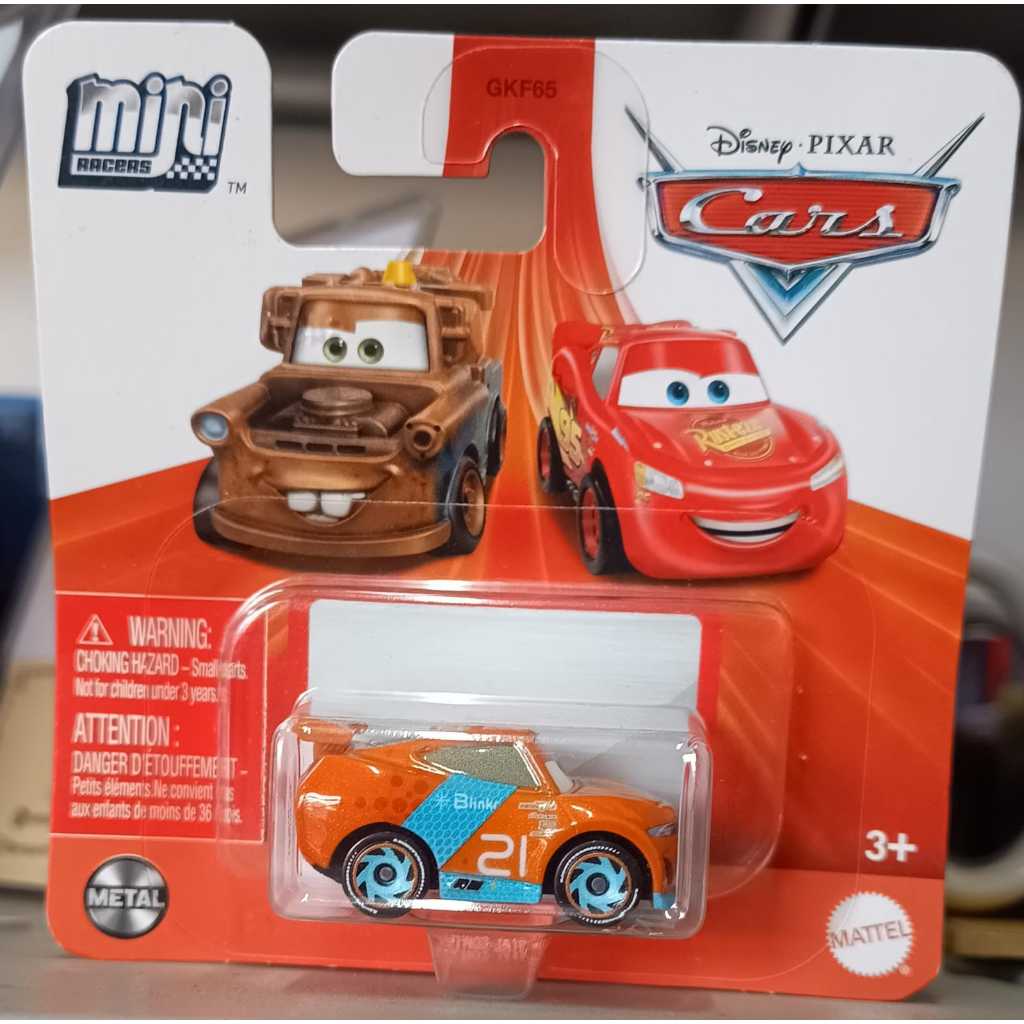 Mattel Mini Racers Carrinho em Metal Disney - Pixar Cars Macqueen