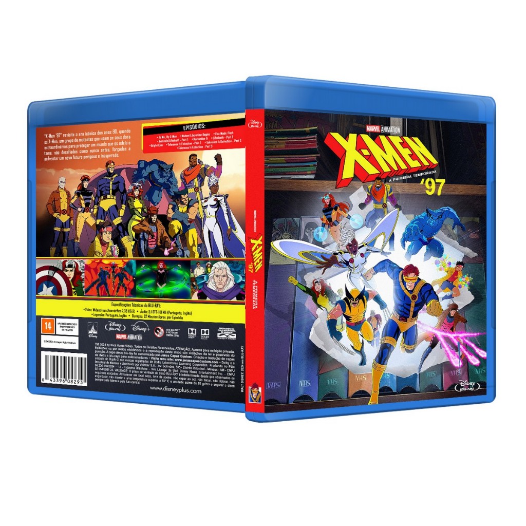 Blu-ray: X - Men 97 - A Primeira Temporada DUB/LEG [PERSONALIZADO