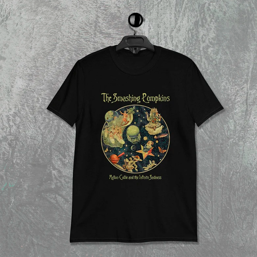 Camiseta T-shirt Unissex Banda The Smashing Pumpkins Mellan Collie
