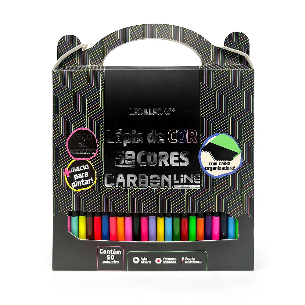 LAPIS DE COR LEONORA 50 CORES CARBON LINE
