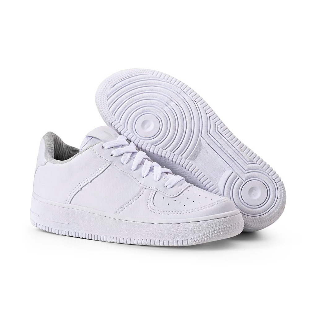 tênis feminino branco casual skate, oferta