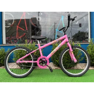 Bicicleta Bike Criança Infantil Feminina Menina Aro 20 Aros Raiados