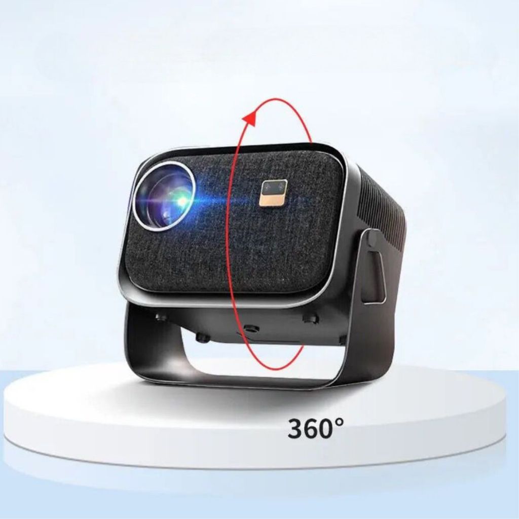 Projetor Portátil LED 4K Filmes Espelha Tela Android Wifi Bluetooth