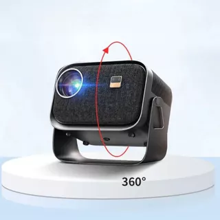 Projetor Portátil LED 4K Filmes Espelha Tela Android Wifi Bluetooth