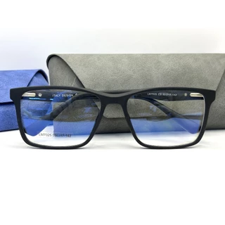 OCULOS ARMAÇÃO LM7025 ADULTO MASCULINO RETANGULAR QUADRADO ESTILO HASTE COURO