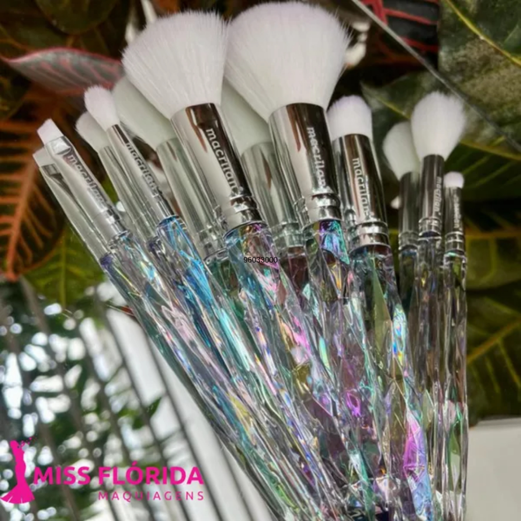 Kit com 7 pincéis Diamond Macrilan