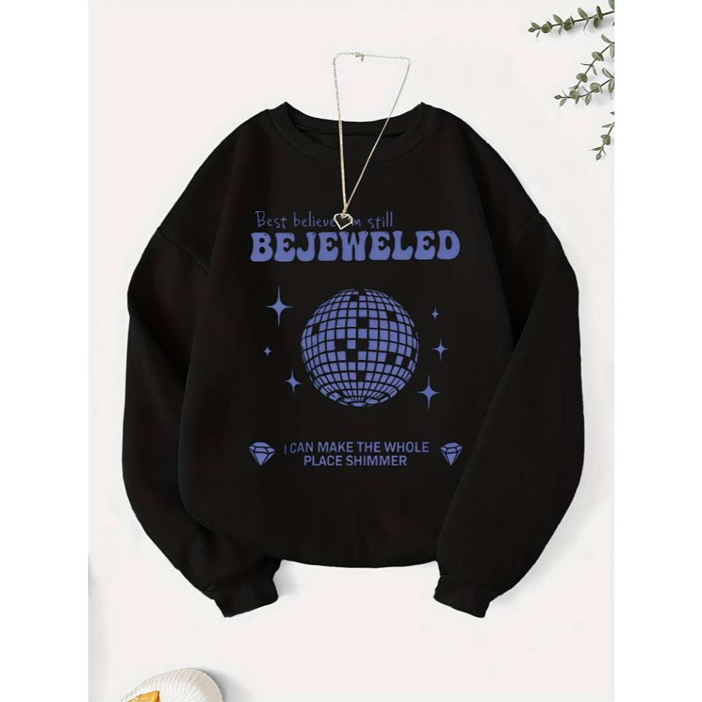 Moletom Masculino Blusa Feminina Taylor Swift Bejeweled Casaco Flanelado Com Ou Sem Capuz Algodão