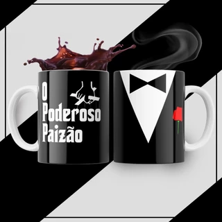 Caneca Xícara Dia dos Pais Personalizada Papai O Poderoso Paizão Momento Chopp - OFERTA RELÂMPAGO!