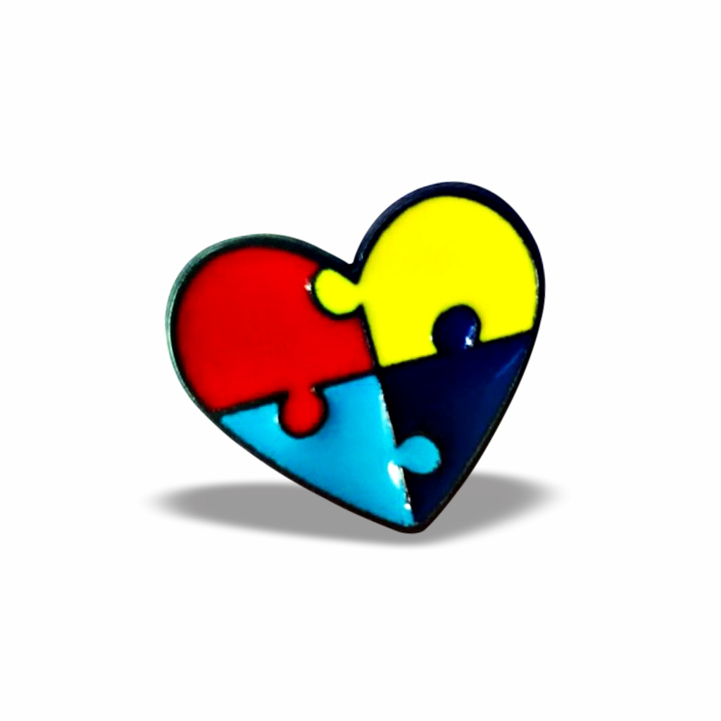 Boton Pin Broche Coração Autismo Tea -1 Und | Shopee Brasil