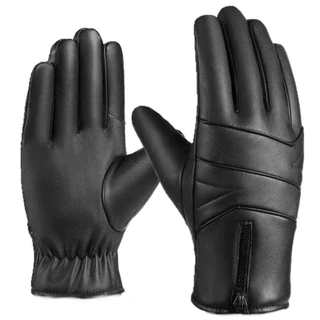Luva Motoqueiro Térmica Impermeável Unissex Material Sintético Para Frio E Forro Interno Lã
