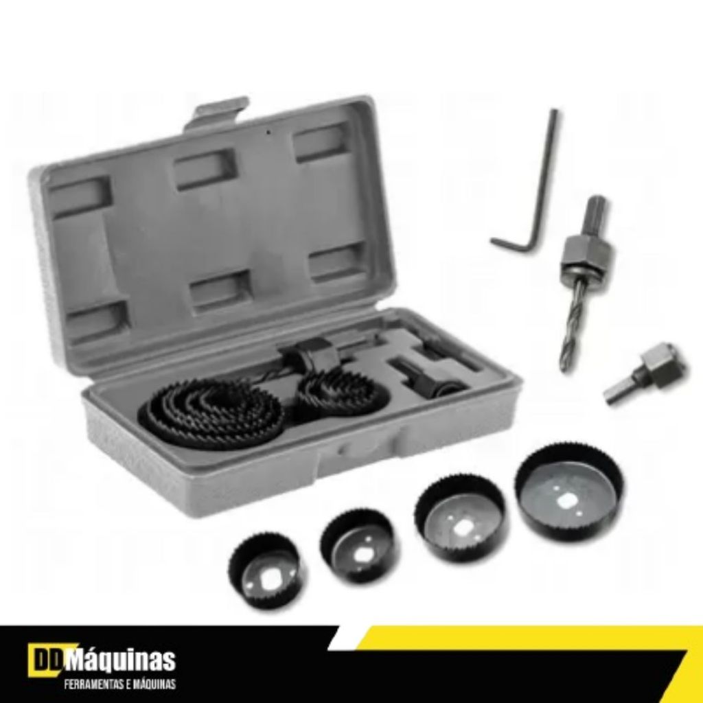 Jogo De Serra Copo Para Madeira Com 8 Peças - Mtx