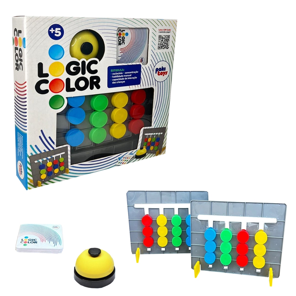 Jogo de Tabuleiro Infantil Logica das Cores | Shopee Brasil