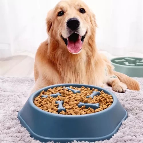 Imagem do produto Comedouro Lento Inibidor De Ansiedade Caes Cachorros Interativo Educador Anti-Stress Adestramento 3