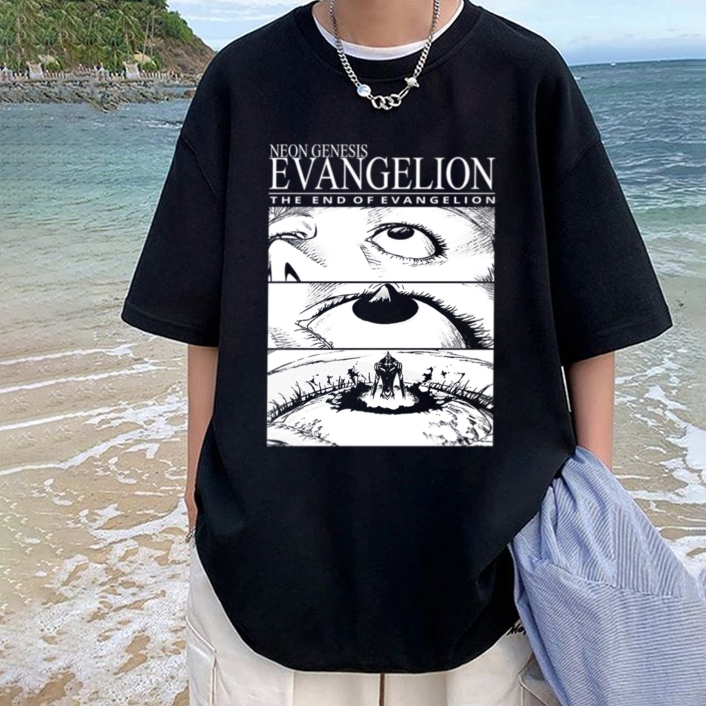 Camisa camiseta básica streetwear "The end of evangelion"