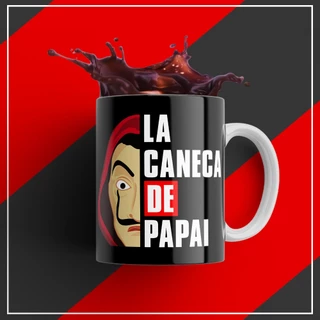 Caneca Xícara Dia dos Pais Personalizada La Caneca De Papai OFERTA RELÂMPAGO Presente