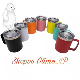 Caneca Térmica Quente ou Frio com Alça 350ML Com Tampa