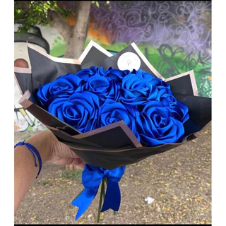 buquê de cetim flores eternas