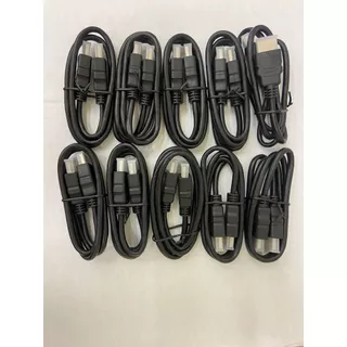 kit 10 Cabo Hdmi Full HD 1080p Ps5 ,Tv, Dvd, Xbox