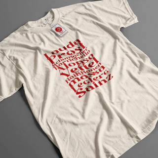 Camiseta Ferrari History Bege e Preta F1 Formula 1 - 100% Algodão, fio 30.1 Penteado Carros Automotiva