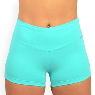 Shorts Curto Fitness de Poliamida Suplex Feminino Academia Cintura Alta UV50+ Toque Suave