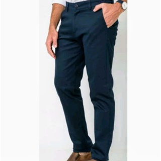 Calça Masculina Slim Sarja Plus Size
