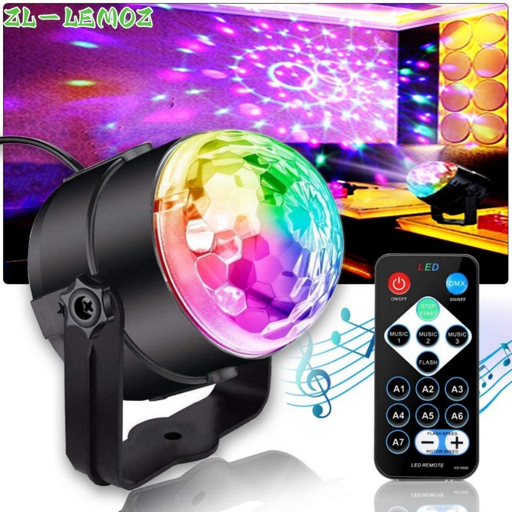 Globo Colorido Bola Maluca Led Iluminação Festa Balada Rgb