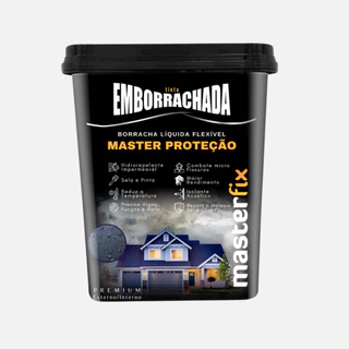 Tinta Emborrachada Borracha Líquida MasterFix 20KG - PARADE - REBOCO - LAJE - MASTER PROTEÇÃO