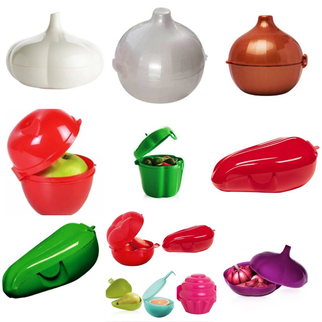 Tupperware Porta Cebola Pimenta Pimentão Alho Banana Uva Maça Tomate ...