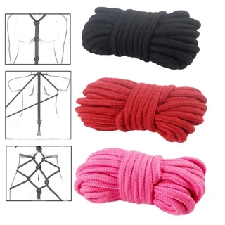 Kit C/ 2 Cordas Polipropileno 5 milímetros Bdsm Bondage Shibari 10m Cada Iniciante