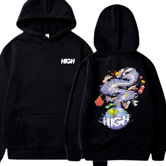 Agasalho Skatista Moletom Canguru Streetwear Alta Qualidade Premium