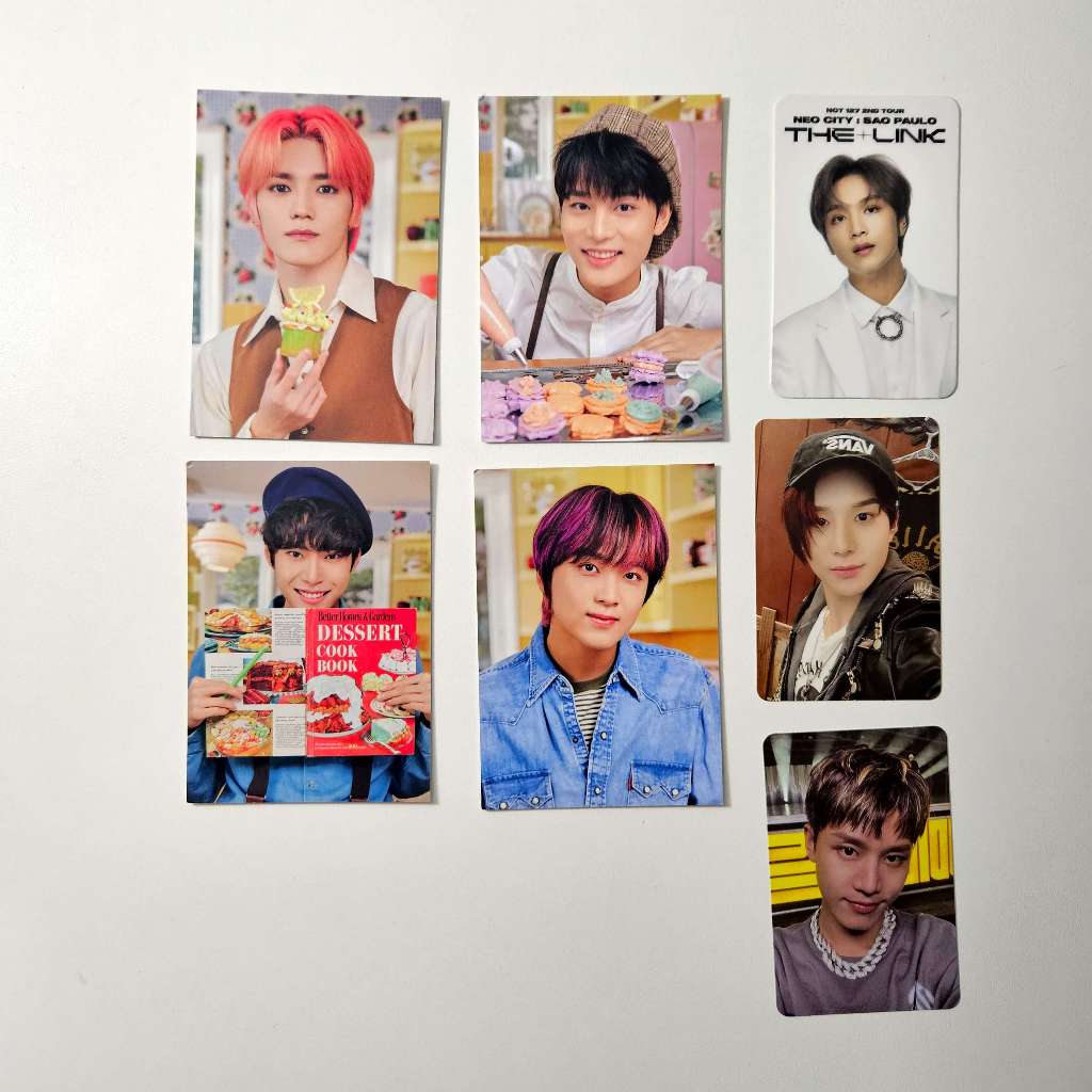 Photocards NCT 127 Baker House, The Link São Paulo, Neozone e 2