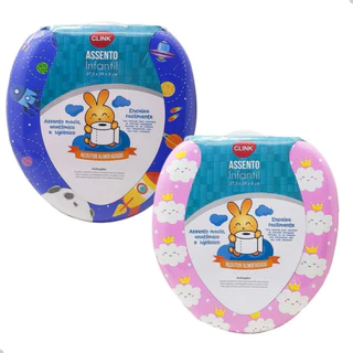 Assento Infantil Penico Redutor Vaso Sanitário Almofadado Desfralde Bebe DTE0447