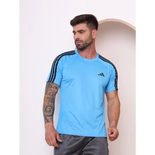 Camiseta Camisa Masculina Dry-Fit Slim Fit P/Academia Caminhada