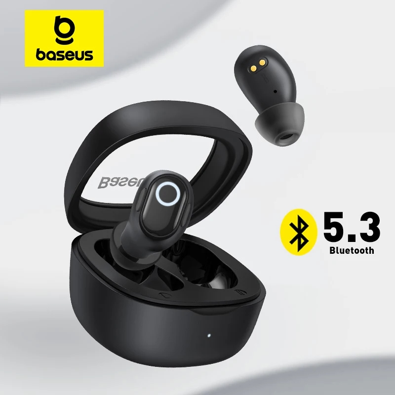 Baseus WM02 Fones de ouvido sem fio, TWS Bluetooth 5.3 fones de ouvido ...
