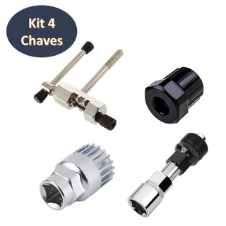 Kit De Chave Para Bike Extrator De Corrente Pedivela Movimento Central Para Consertos Reparos
