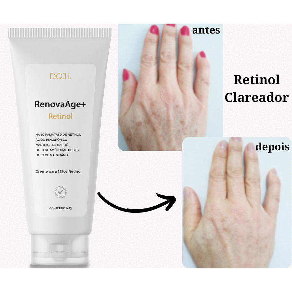 Creme Clareador Para M os Retinol Nano Rejuvenescimento Shopee Brasil