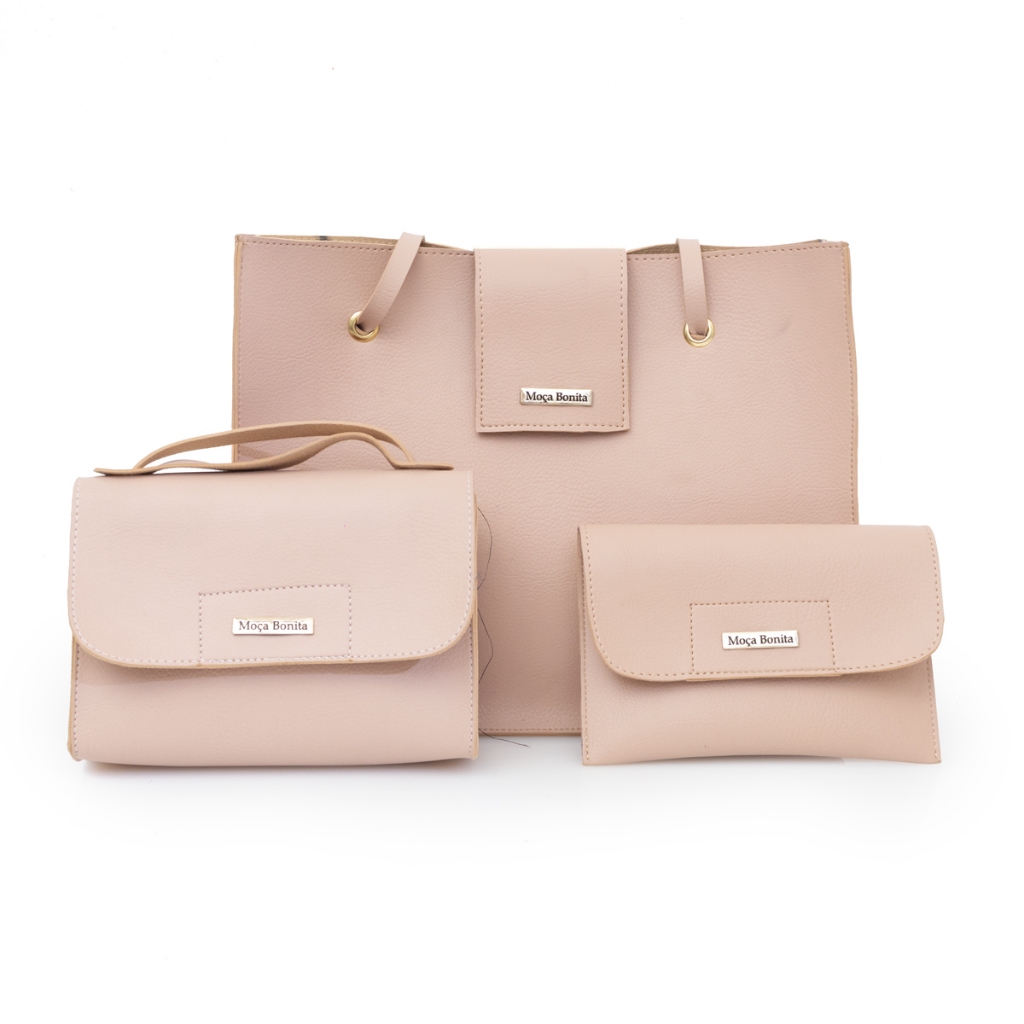 KIT 3 Bolsas modelos diferenciados estilosos para todos lugares
