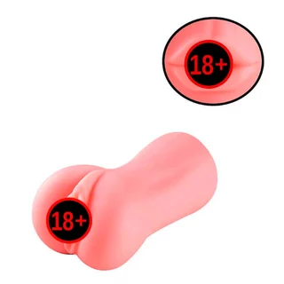 Masturbador Masculino Duplo Vagina Bucetão e Boca Realista em Cyberskin Texturizado 3d Discreto