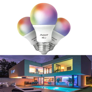 Kit 01/03/05 Lâmpadas Led Inteligente 10w Rgb Smart Alexa Google Wifi Avant Neo